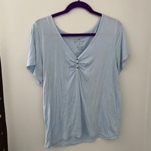 Women’s American Eagle Light Blue Short Sleeve
